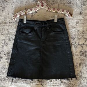 Blank NYC Black A-Line Skirt